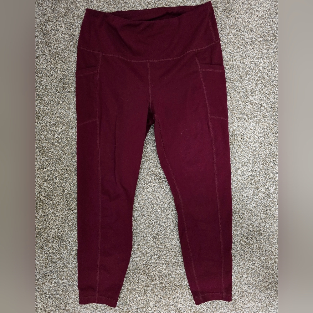 Yogalicious Maroon Leggings